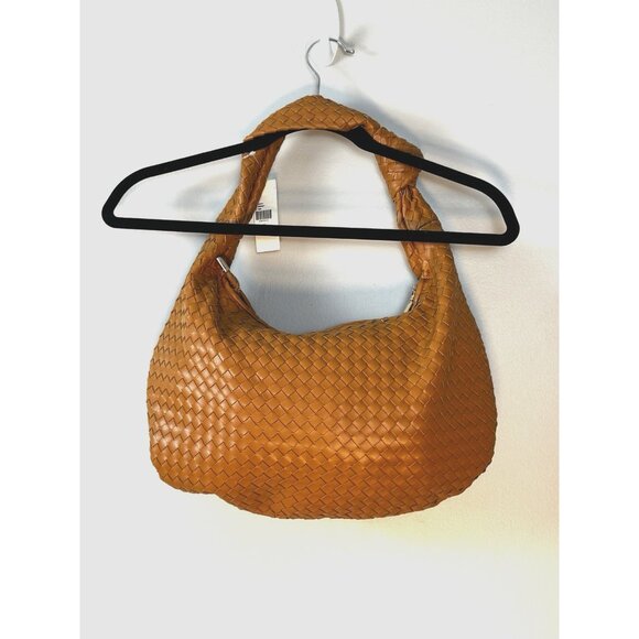 Anthropologie Boho Melie Bianco Weave Vegan Shoulder Bag Purse Hobo Bag NWT FLAW - Picture 2 of 16